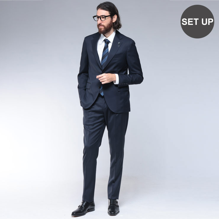 楽天市場】lardini コットン スーツの通販