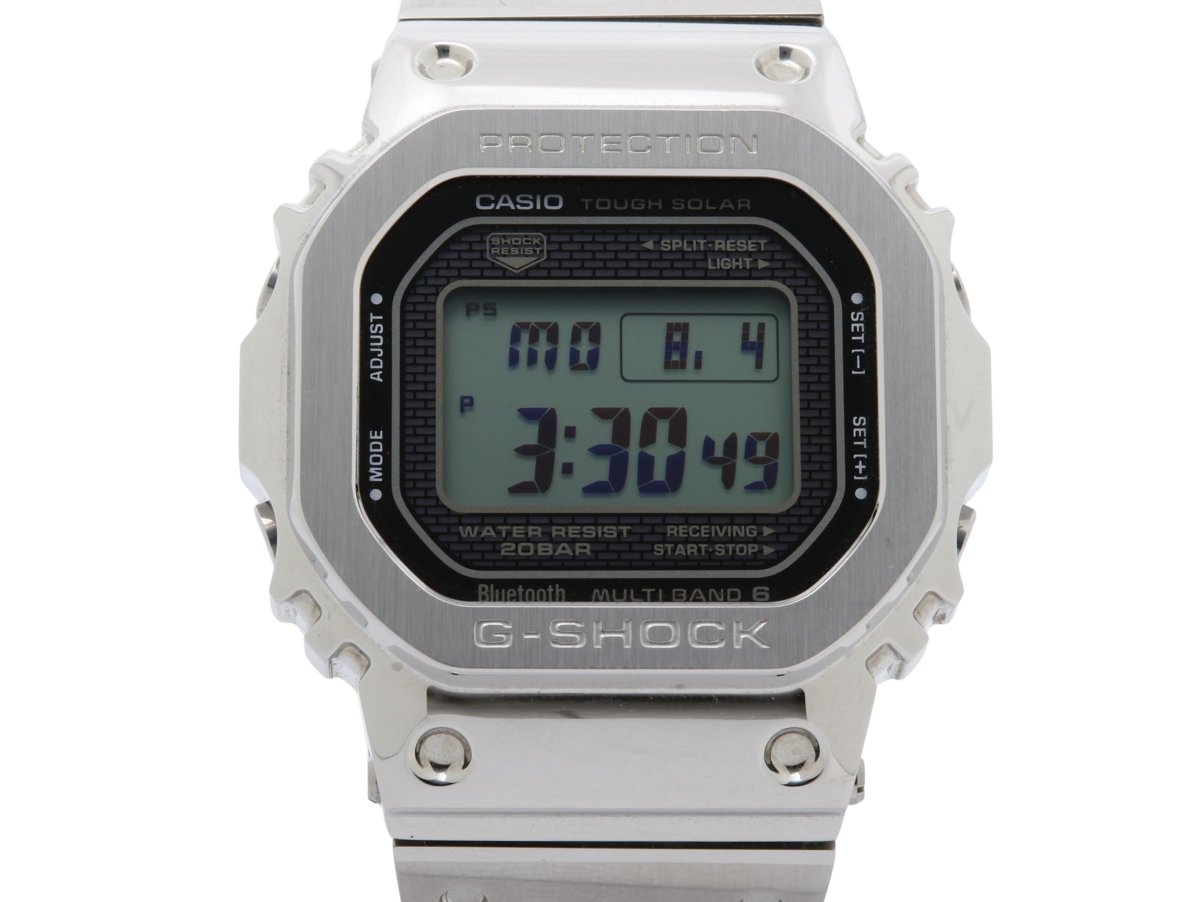 楽天市場】g-shock gmw-b5000d-1jf フルメタル シルバーの通販
