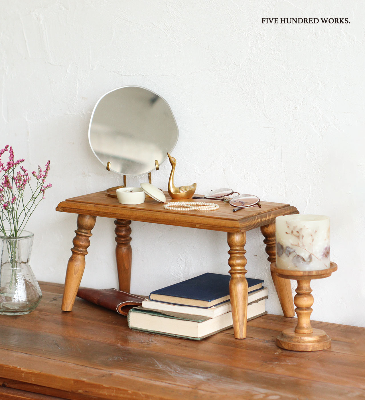 アンティーク テーブル 置き台 置物 木彫り アンティーク テーブル