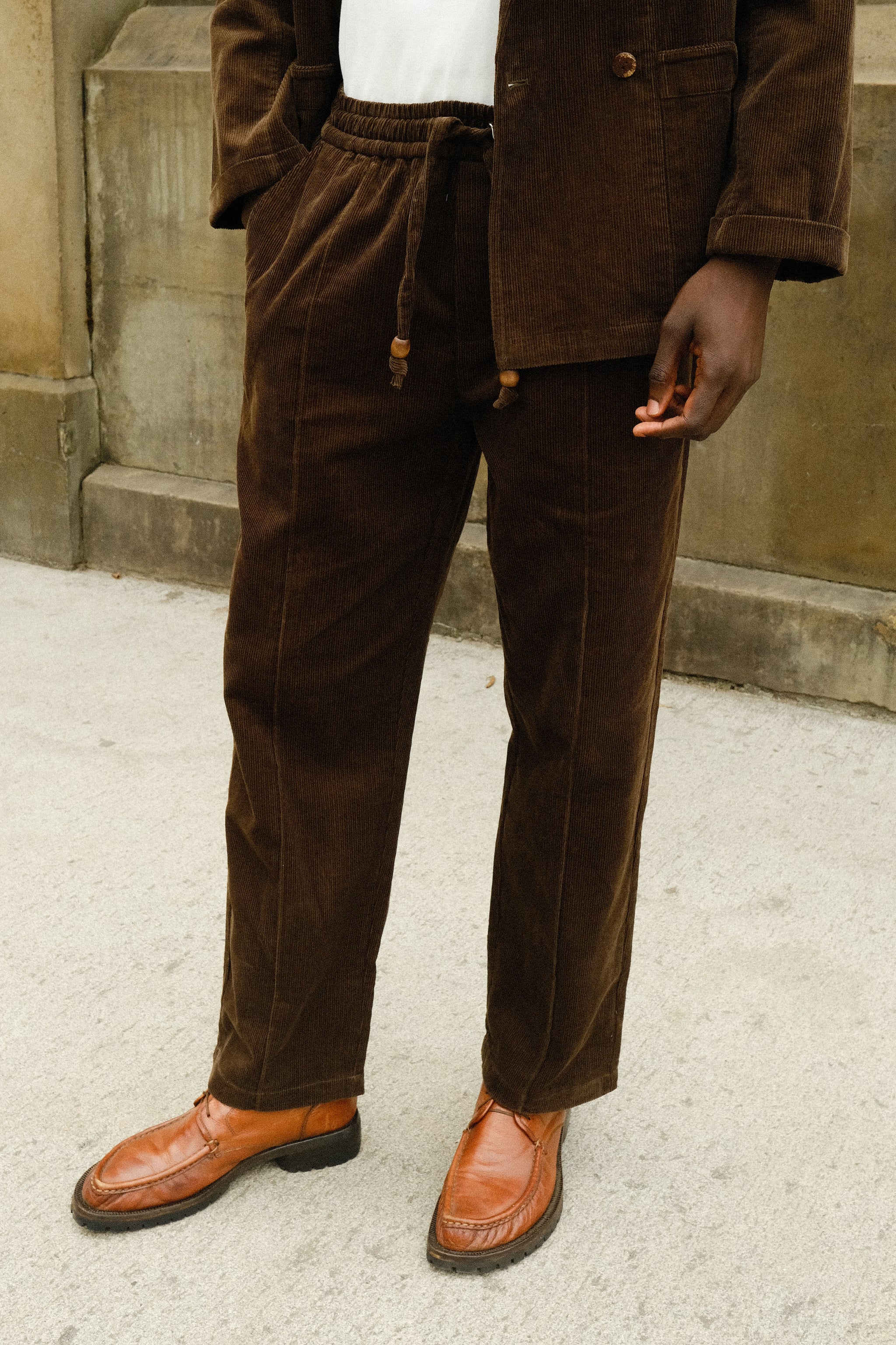 Easy-Going Pants (Brown Corduroy) – Tombolo Company