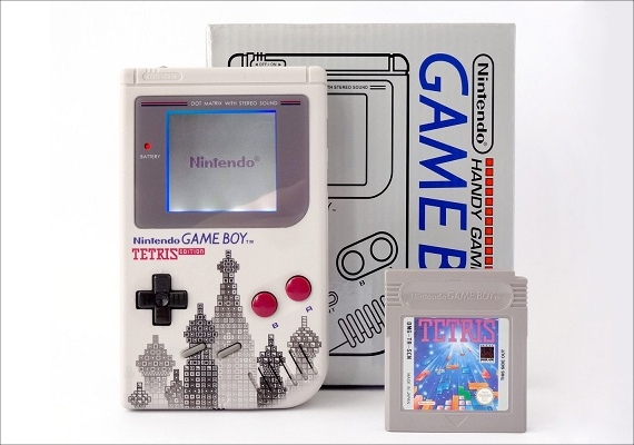 初代ゲームボーイ／ゲームボーイポケットにテトリスエディションの外装