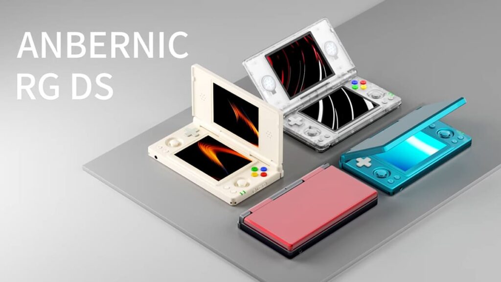 中華ゲーム機「ANBERNIC RG DS」販売開始｜ニンテンドーDSデザインの 2