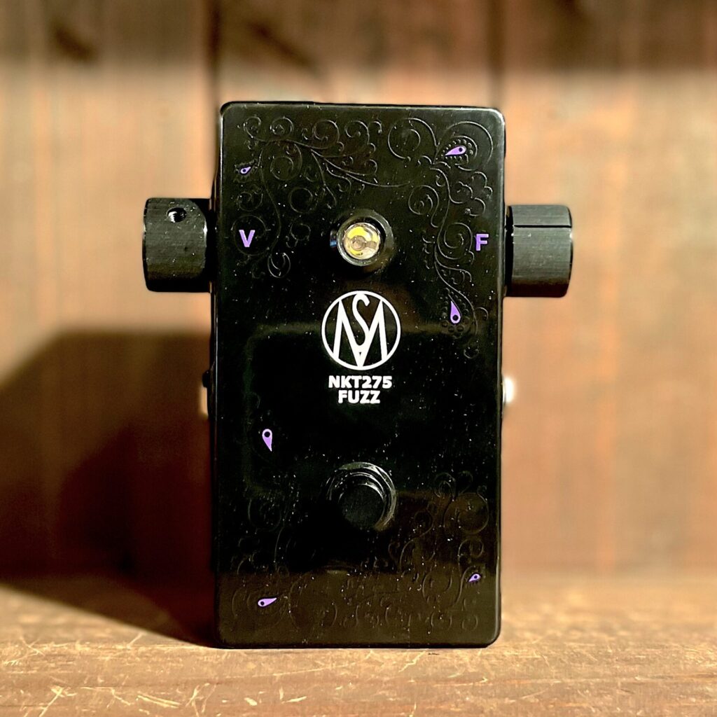 SM Pedals Limited Edition All Black Red Dot NKT275 SM Fuzz | TONE BLUE
