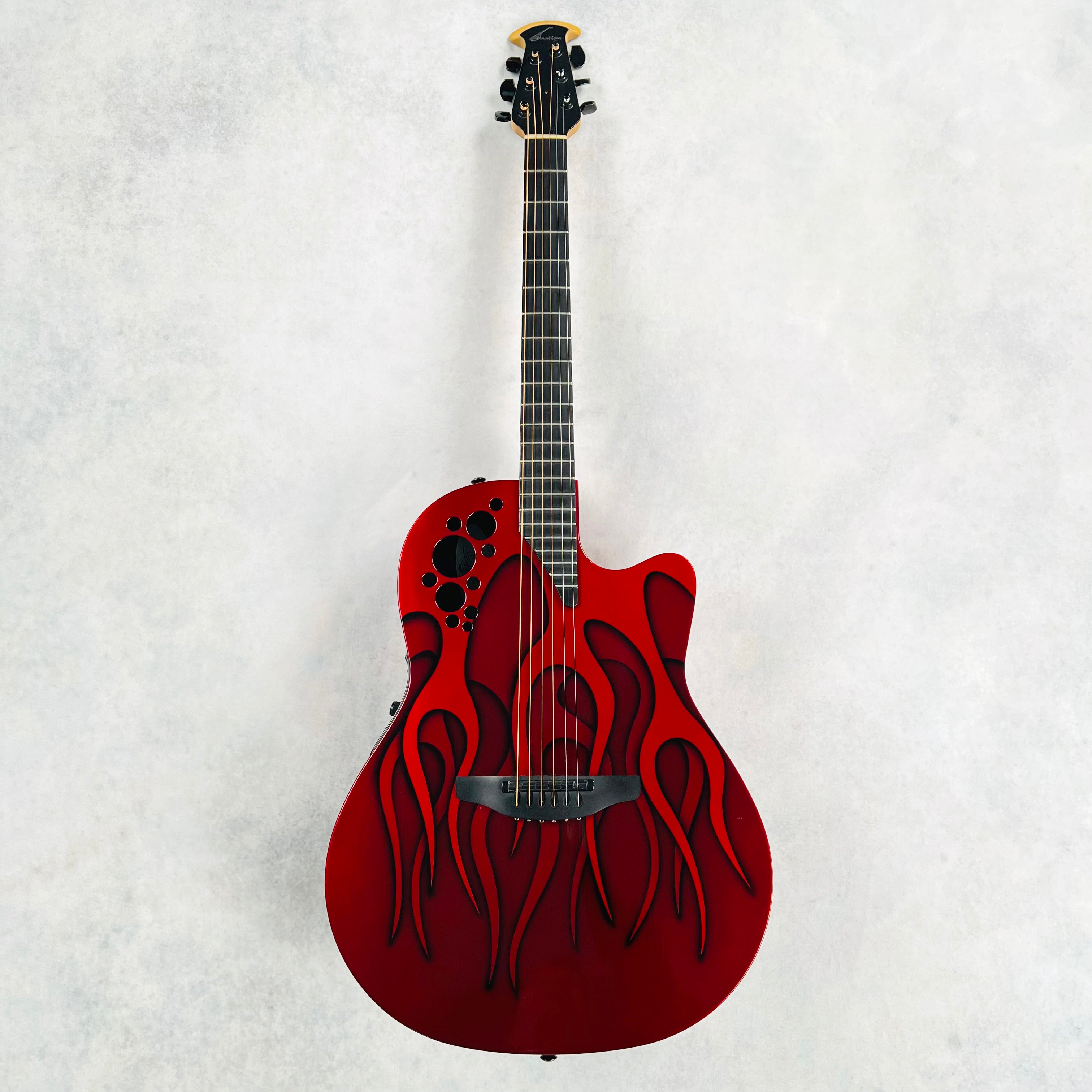 Ovation 1778T Elite Cutaway Acoustic-Electric 2004 - Red Hot Rod