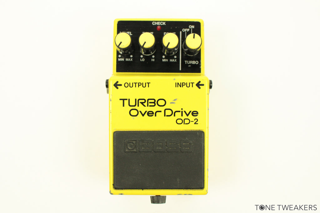 Boss Turbo Overdrive OD-2 Japan Vintage Stompbox For Sale – Tone