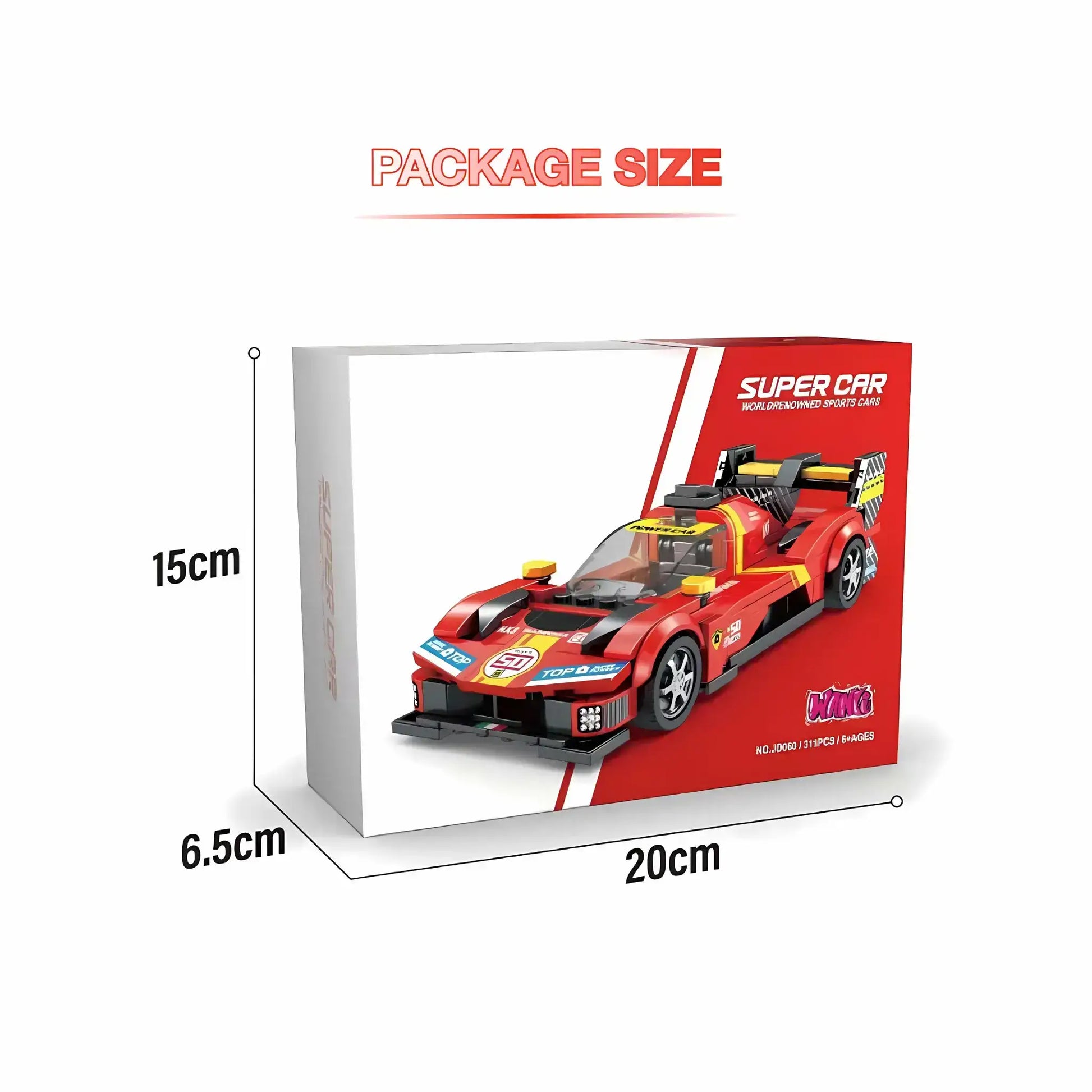 Tongshengju FALALI 499P Racing Car Building Blocks Set For Adults