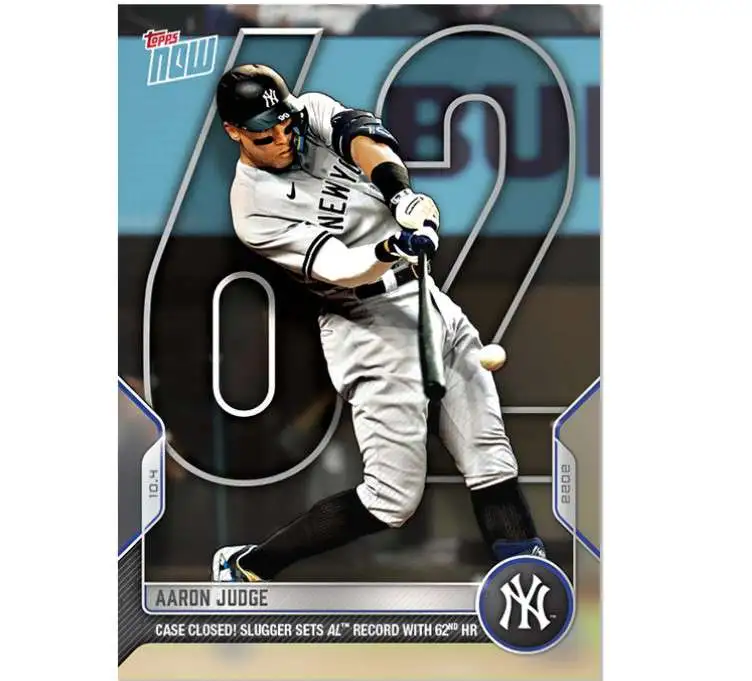 MLB New York Yankees 2022 NOW Baseball Single Card Aaron Judge