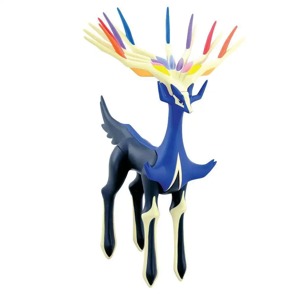 Pokemon XY Xerneas 7 Articulated Vinyl Figure Damaged Package TOMY