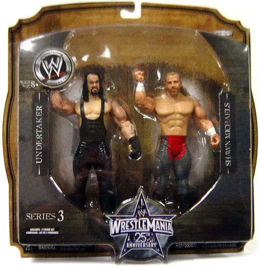 WWE Wrestling WrestleMania 25 Series 3 Undertaker Shawn Michaels