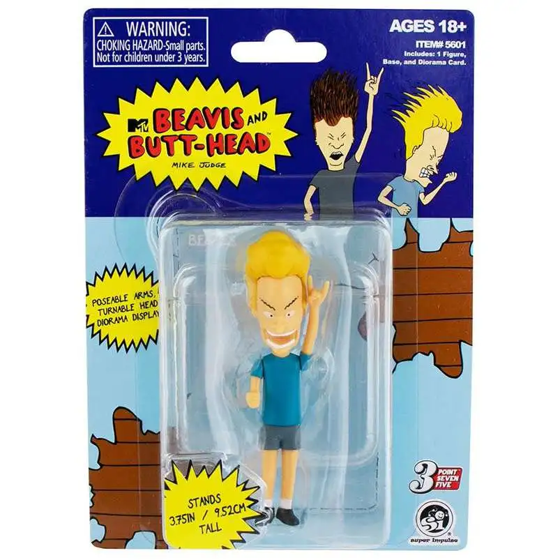 Beavis Butt-Head 3 Point Seven Five Beavis 3.75 Figure Super