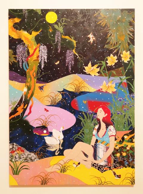 松山智一の作品集刊行記念展 「TOMOKAZU MATSUYAMA IN AND OUT」へ