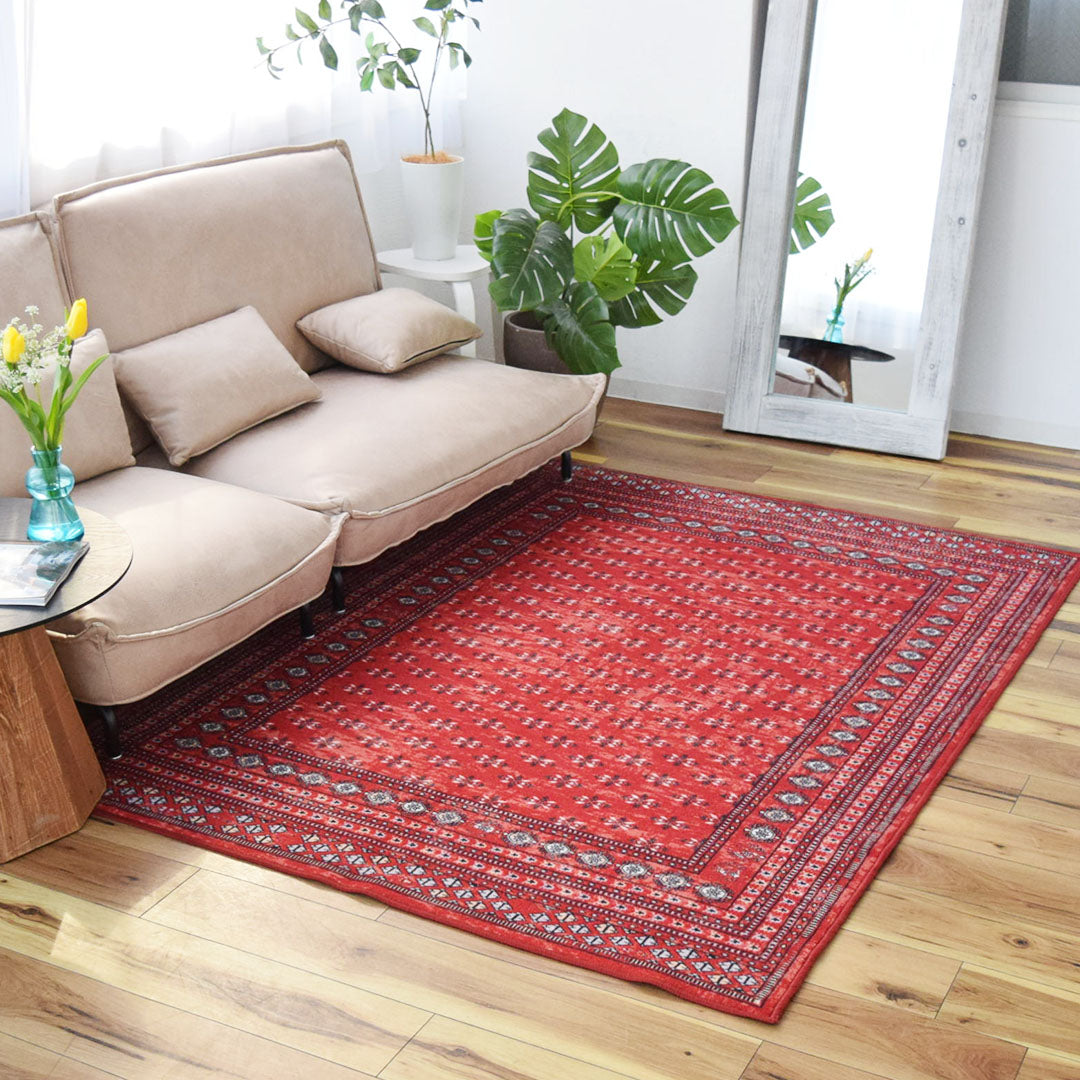 ばらけん】訳あり 大判 L165 マシュワニラグ ヴィンテージラグ 楽天