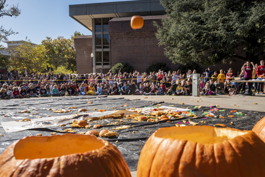 A Smashing Good Time: 34th Annual Pumpkin Drop on Halloween