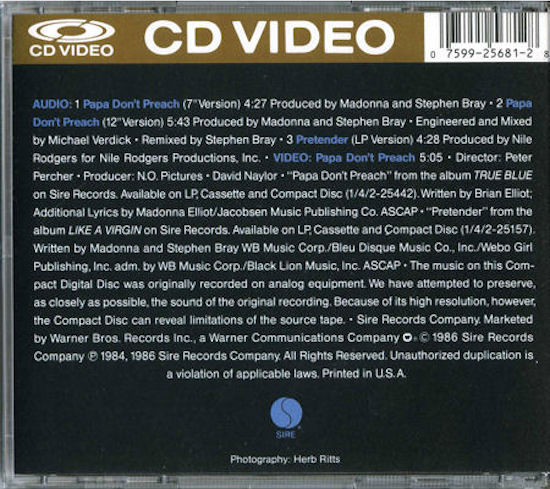 Today in Madonna History: July 12, 1986 « Today In Madonna History