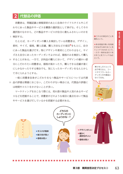 内容見本】高等学校教科書/高校－商業教科書/マーケティング