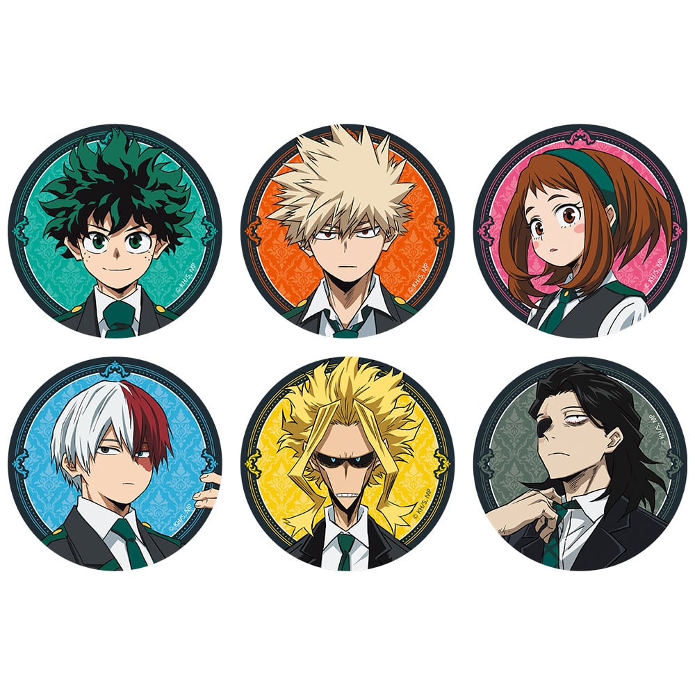 公式オンラインストア僕のヒーローアカデミア トレーディング缶バッジ