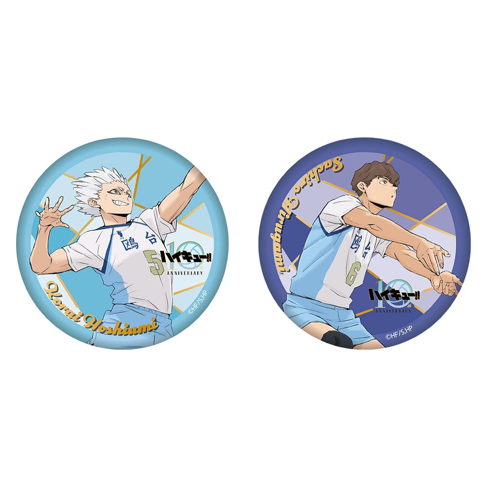 公式オンラインストアハイキュー!! 箔押しビッグ缶バッジセット 10周年