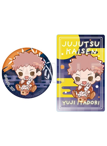 呪術廻戦 虎杖悠仁 両面宿儺 缶バ アクリルフィギュア ストラップ