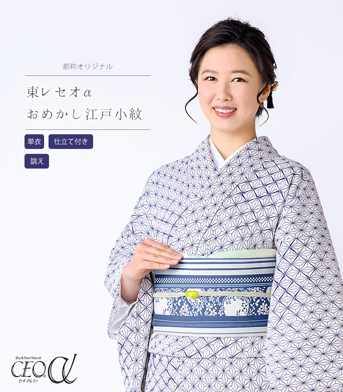 お仕立付き・単衣】【都粋オリジナル】東レ セオα おめかし江戸小紋