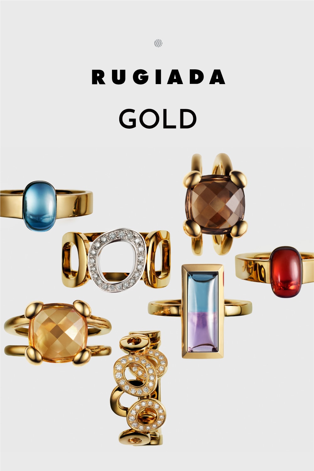 RUGIADA ルジアダ 18金 片耳用ピアス 3種類セット RUGIADA ルジアダ 18