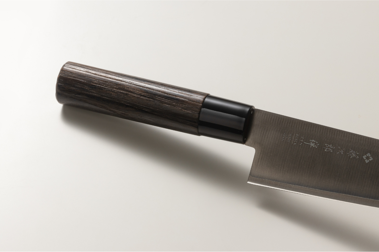 燕三条製包丁の【藤次郎オンラインショップ】 / 藤次郎 禅 BLACK 牛刀