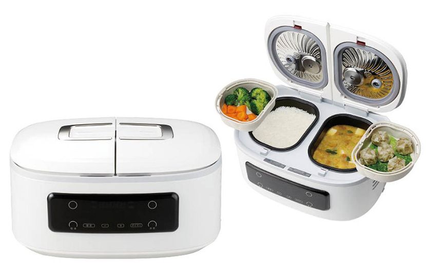 ツインシェフ】最大4種類の料理を同時に作れる便利な自動調理鍋 | 特選