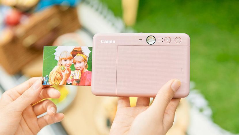 キヤノン】手軽にシールプリントが楽しめるミニフォトプリンター 内蔵