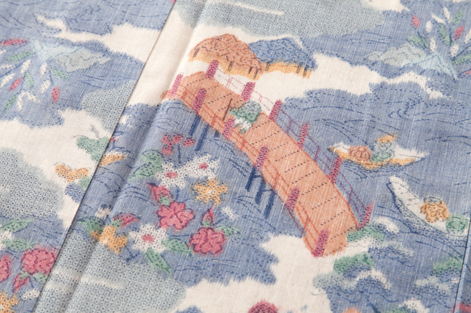 本場結城紬 もろ入り 100亀甲 総詰絣 | 特選きものコレクション