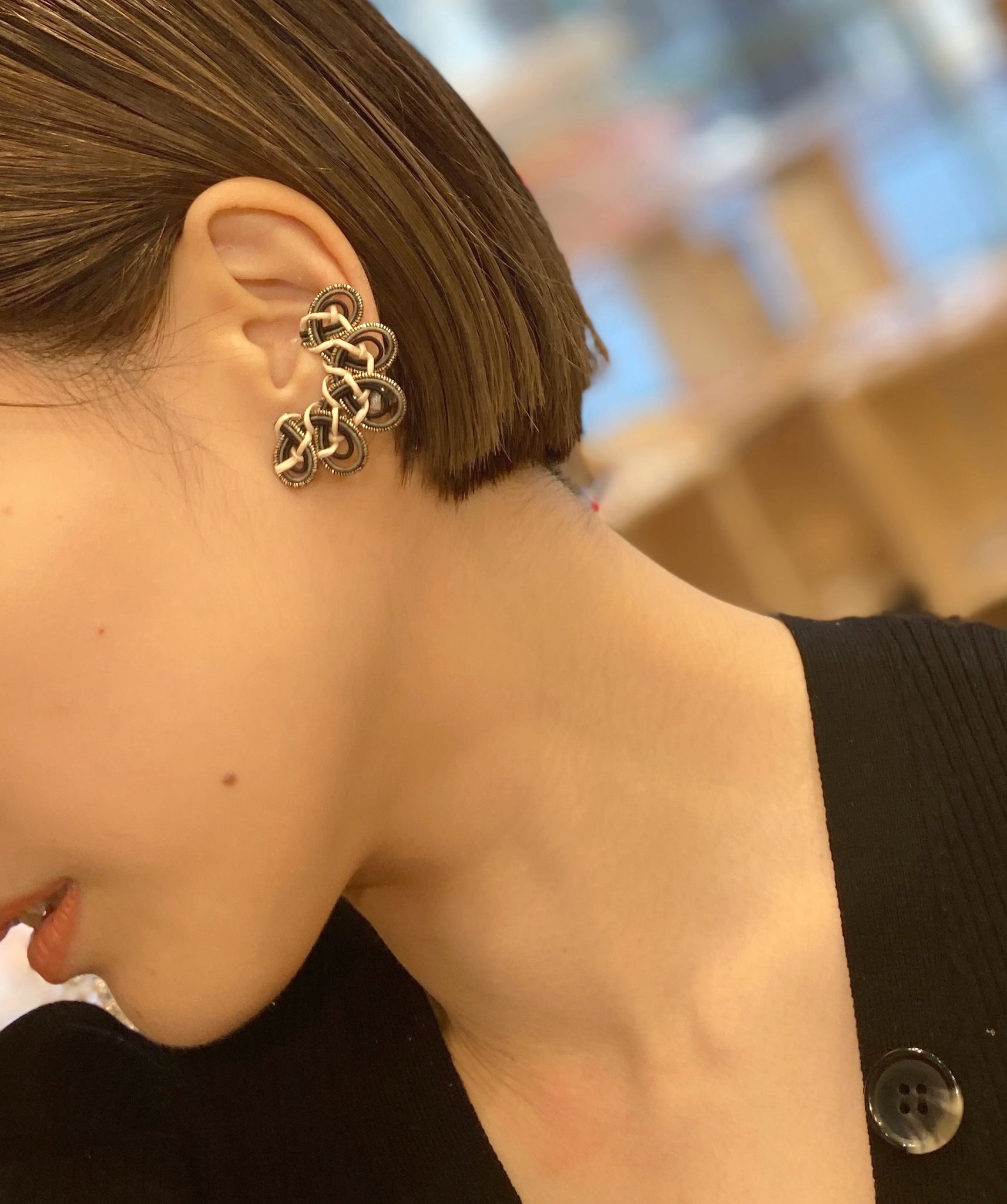 ear cuff-hane 2024 Autumn(maru)｜イヤーカフ｜TOKYO MIZUHIKI