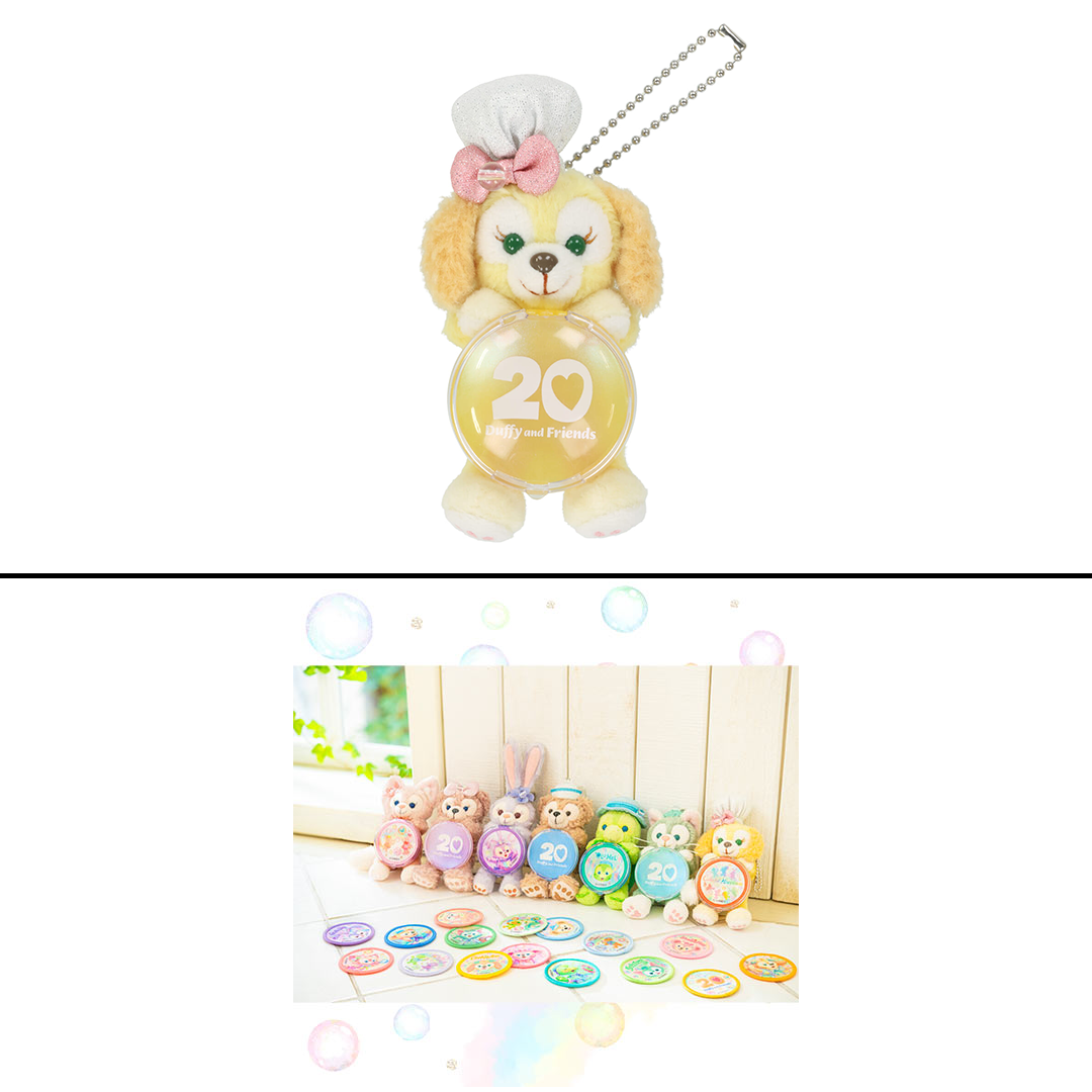 Park 20th Anniversary Duffy Strap Keychains and Patches – Tokyo