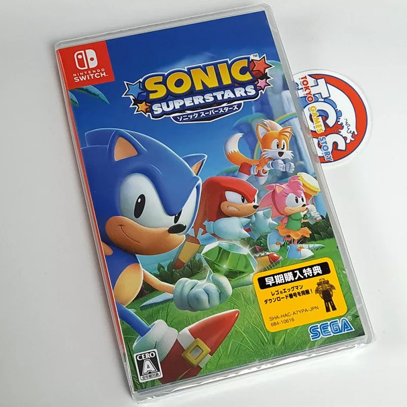 Sonic Superstars Switch Japan FactorySealed Physical Game In
