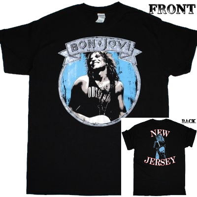 BON JOVI】 バンドTシャツ ロックTシャツ BON JOVI NEW JERSEY TOUR