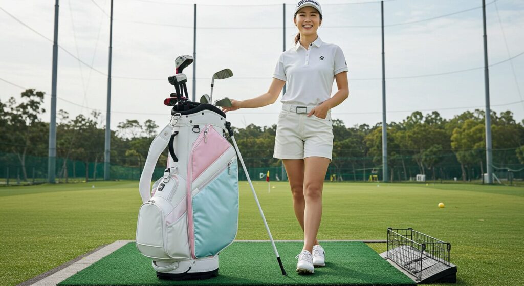 渋野日向子が選ぶキャディバッグの魅力！女性ゴルファー必見のデザイン