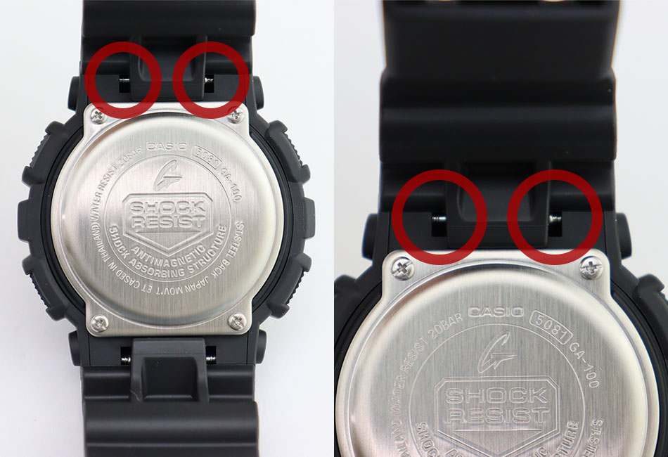 バンド交換の見分け方（G-SHOCK/ウレタンバンド編） | FIRST PENGUIN