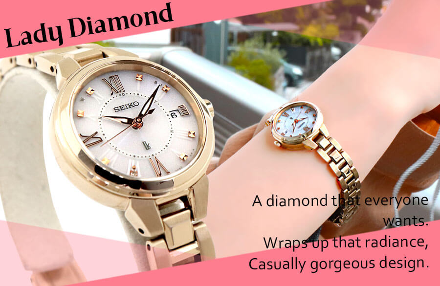 女性の手元をより美しく魅せるSEIKO LUKIAだけの輝き『レディダイヤ