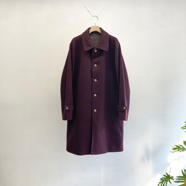 frank leder / フランクリーダー】BURGUNDY WOOL COAT / Burgundy – TOKIS