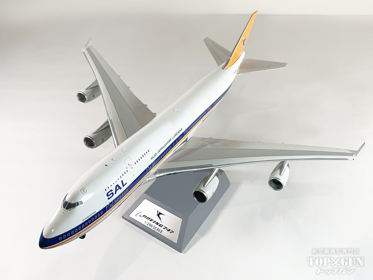 InFlight200 747-400 南アフリカ航空 ※ポリッシュ仕上げ ZS-SAW 1/200