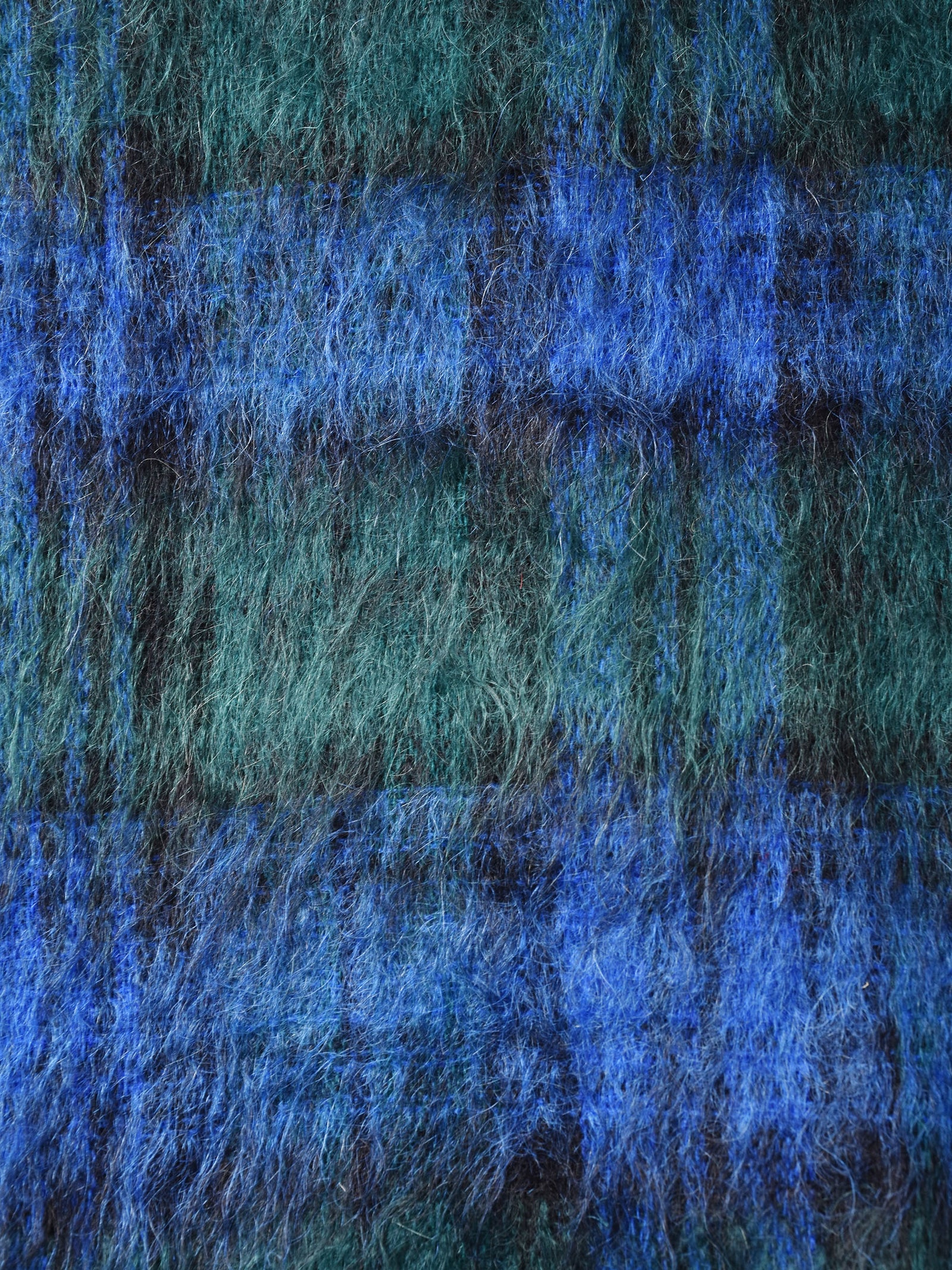 70's スコットランド製 チェック モヘアケープ – 古着屋Top of the