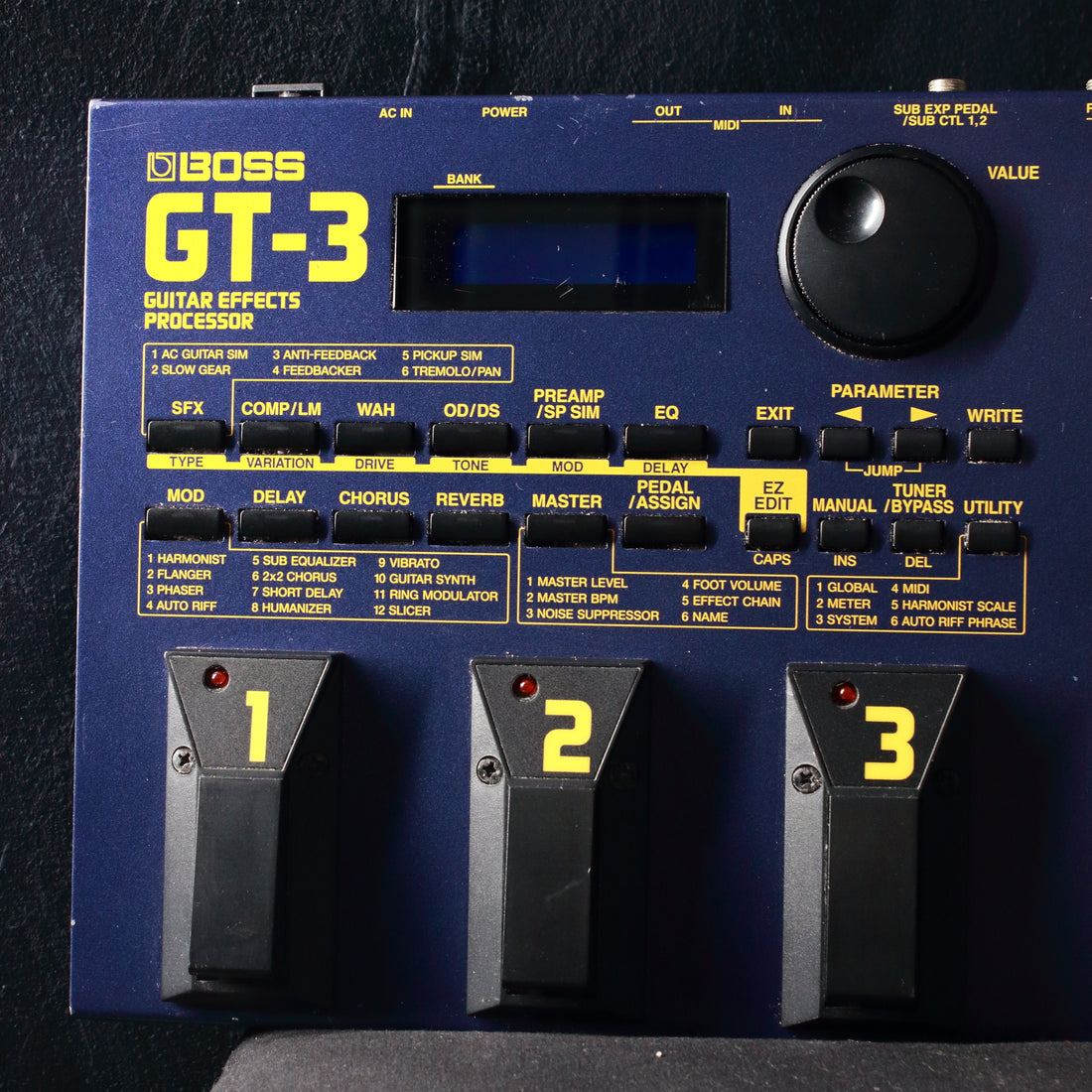 Boss GT-3 Guitar Effects Processor – Topshelf Instruments