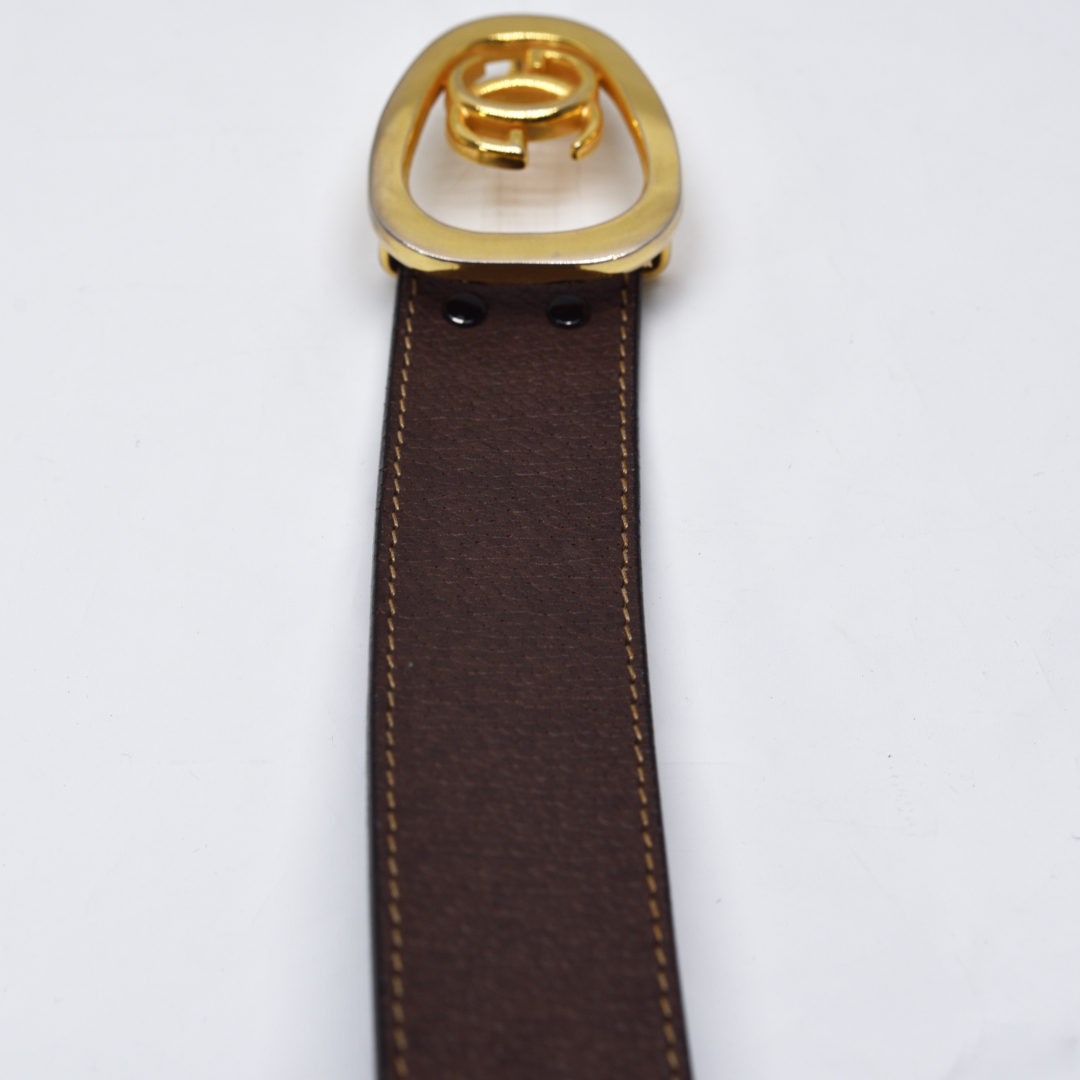 GUCCI オールドグッチ ベルト GGマーク レディース | 中古通販