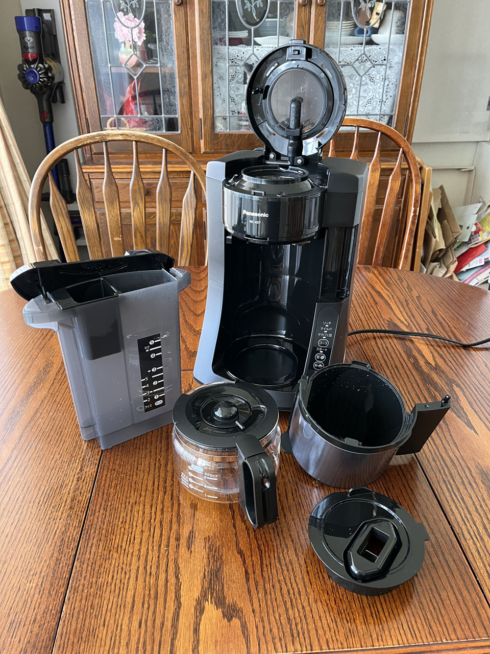 全自動ミル付きコーヒーメーカー「Panasonic NC-A57」レビュー
