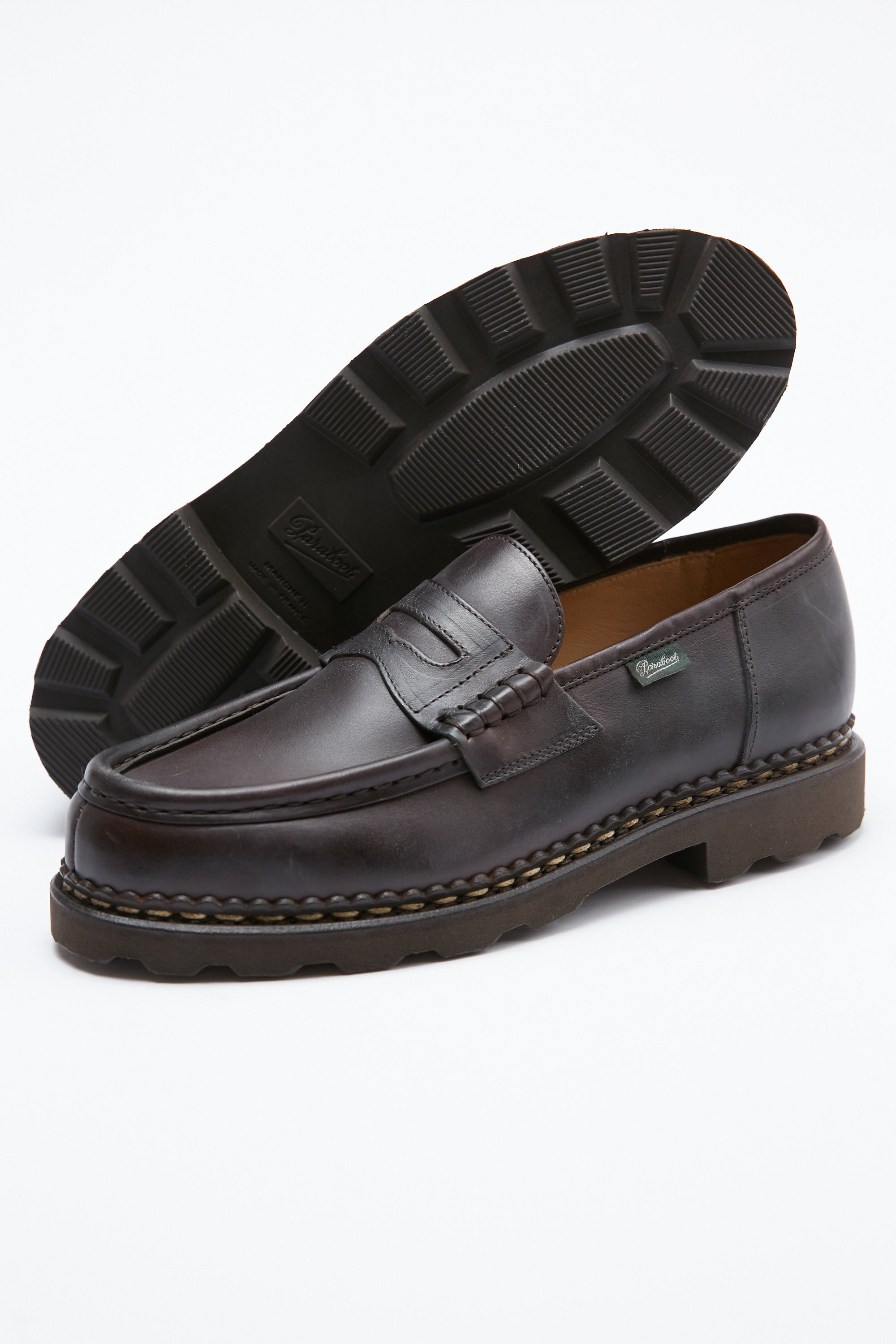 Paraboot Men's Reims/Marche Marron - Lis Cafe – Totem Brand Co.
