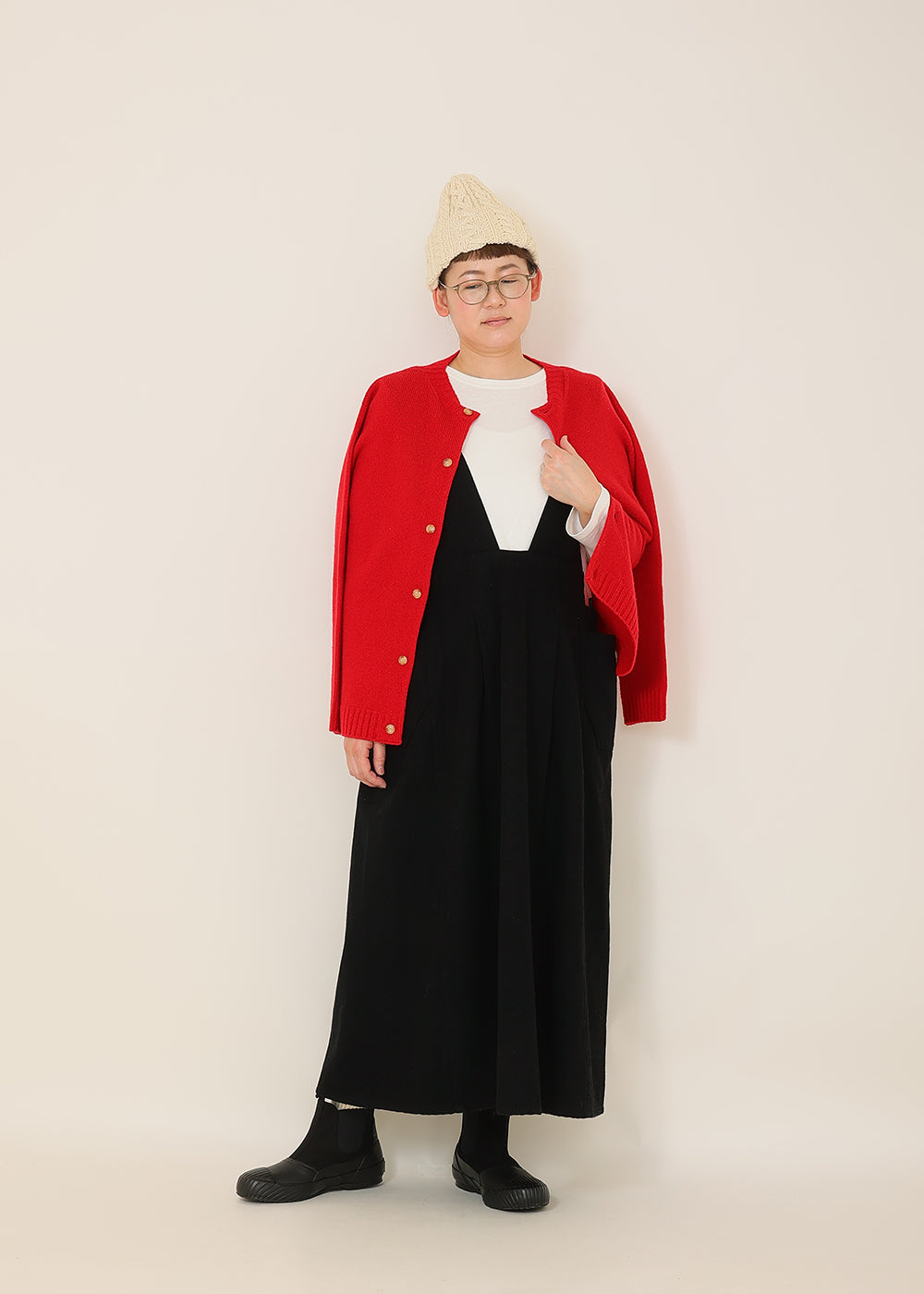 マチがあるカーディガン│to touch