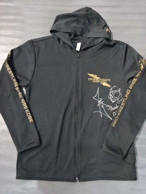 Kzy 直筆サイン入り】ドラゴンゲート セットアップジャージ①(ブラック