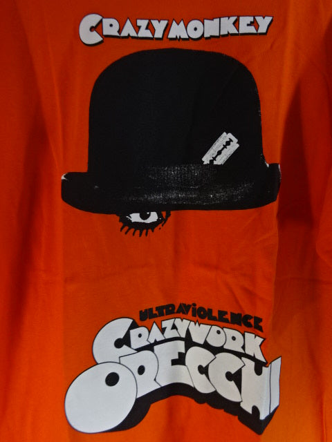 葛西純「CRAZYWORK ORECCHI」Tシャツ①(オレンジ) – 闘道館
