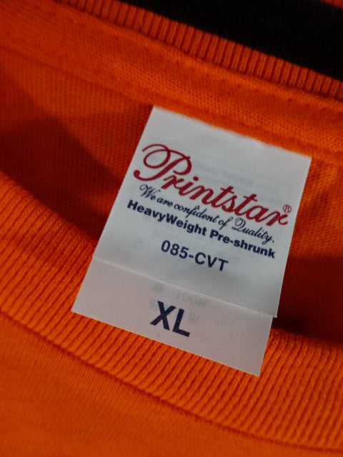 葛西純「CRAZYWORK ORECCHI」Tシャツ①(オレンジ) – 闘道館