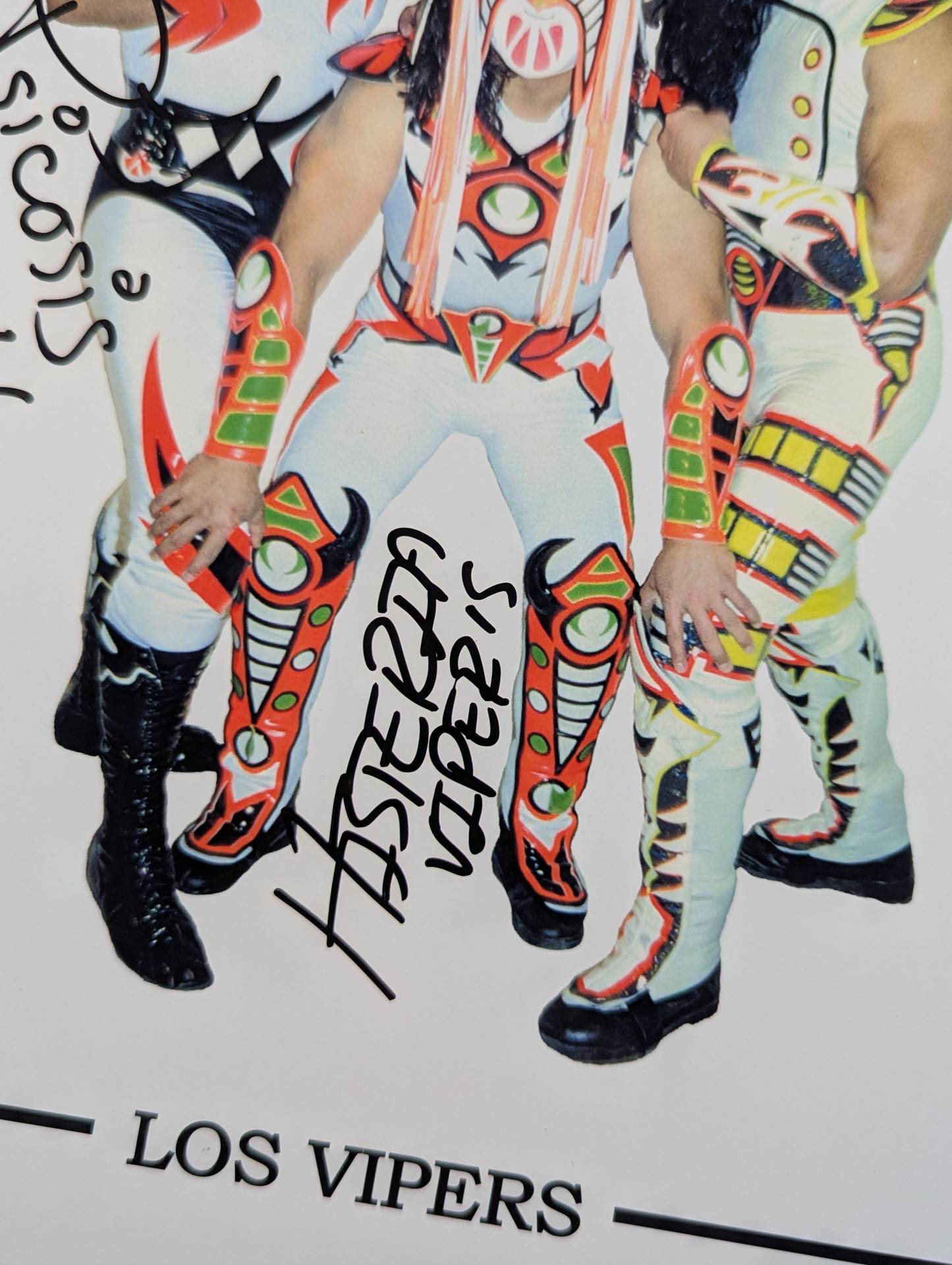 ☆AAA☆ ロス・ワイパーズ 3選手直筆サイン入り ポートレート – 闘道館