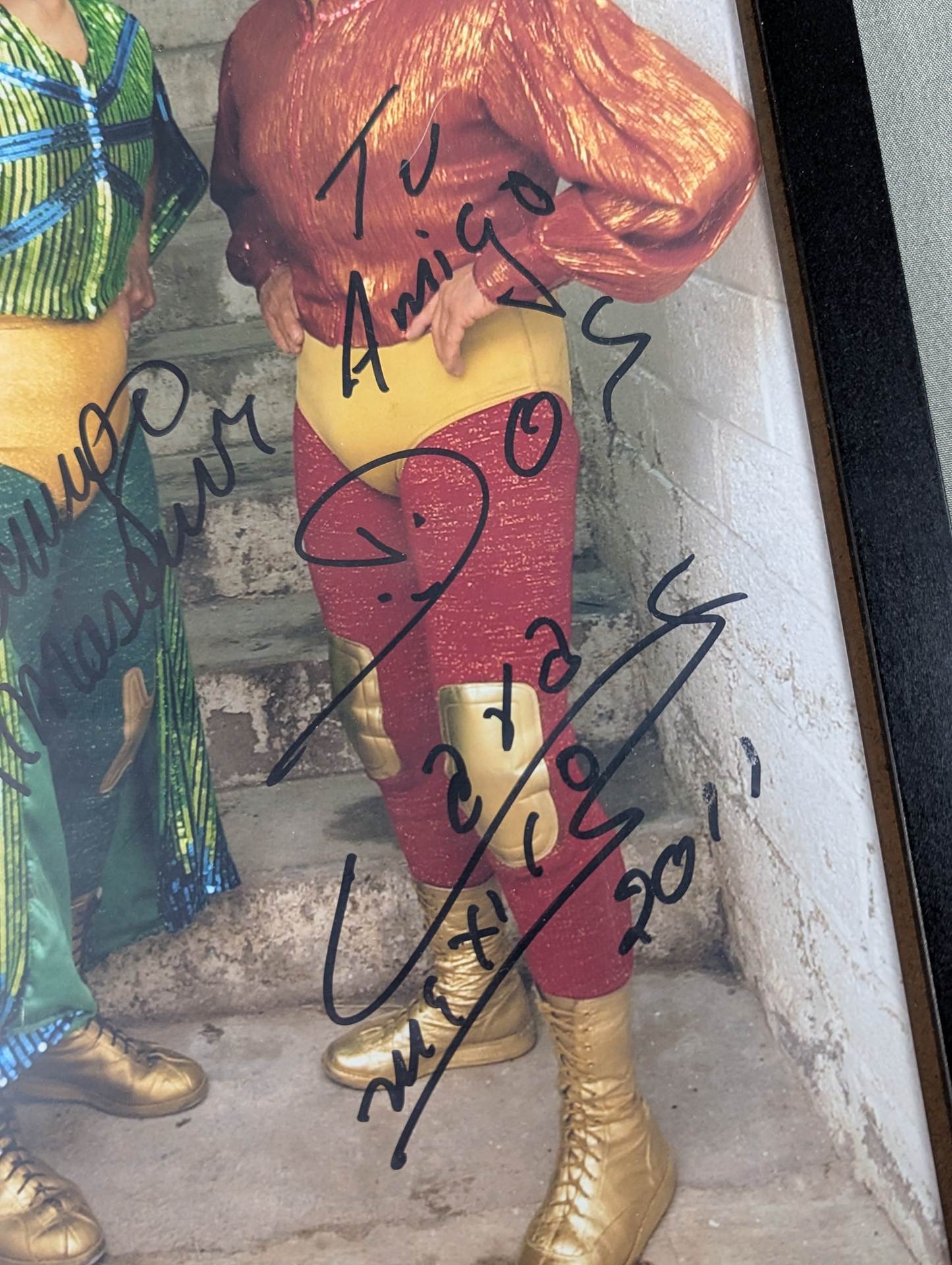 ミル・マスカラス＆ドス・カラス 直筆Wサイン入り ポートレート – 闘道館