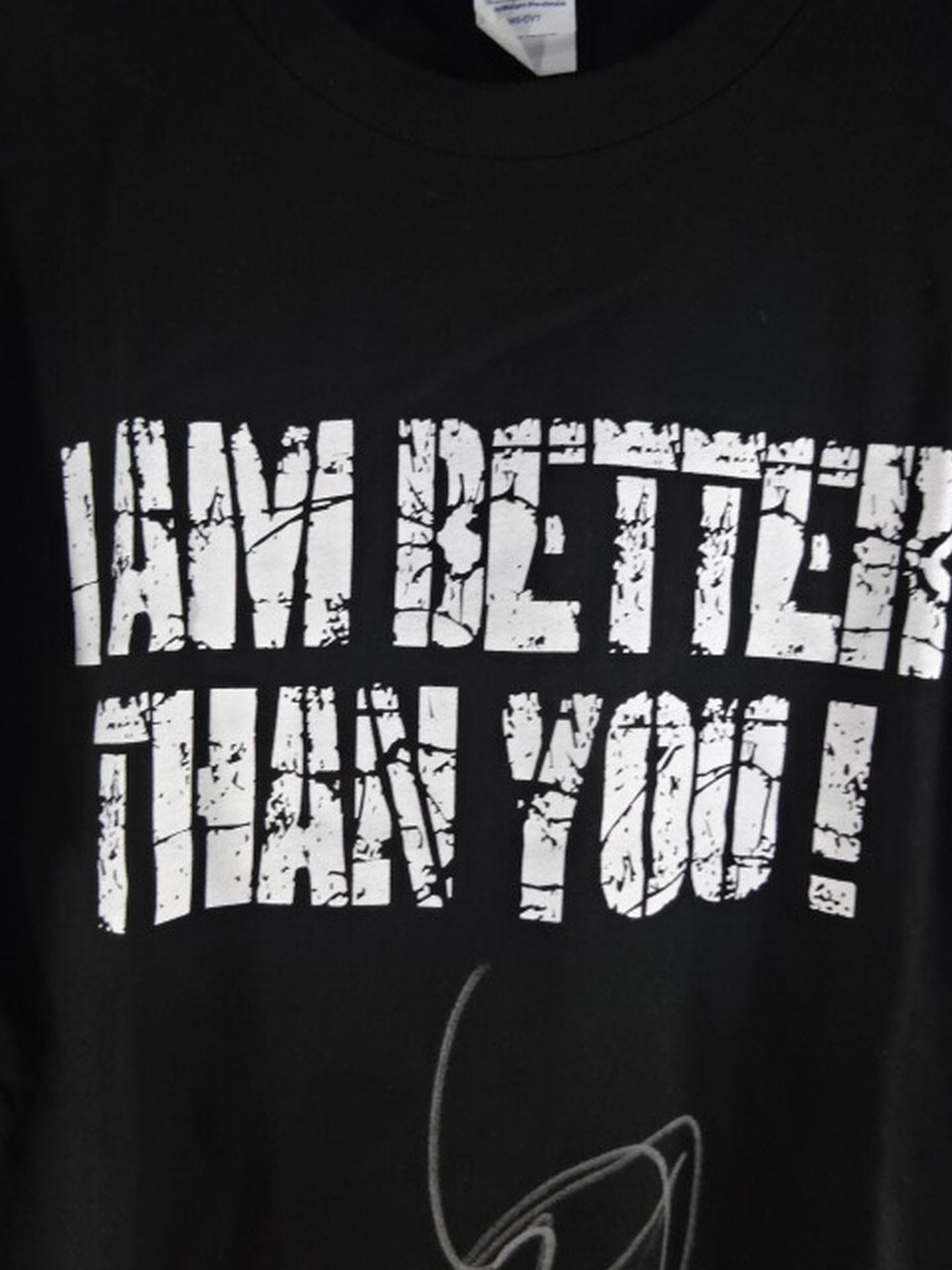 直筆サイン入り】土井成樹「I AM BETTER THAN YOU !」Tシャツ – 闘道館