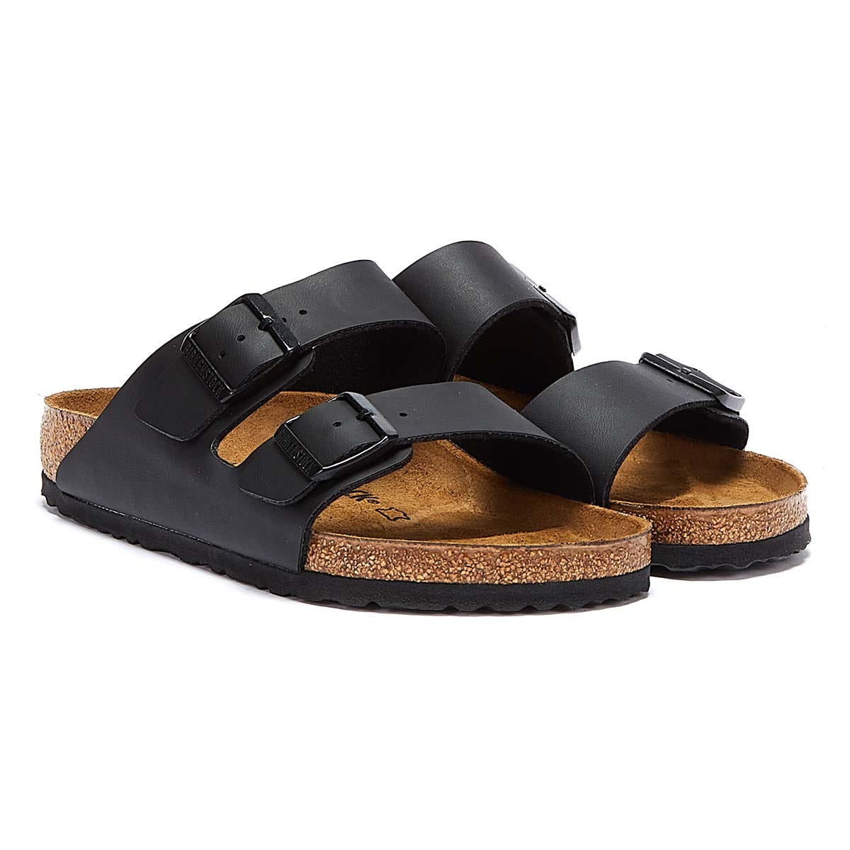 Birkenstock Arizona Birko-Flor Mens Black Regular Sandals – Tower